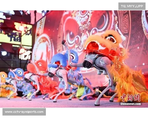 全运会开幕式机甲醒狮阵列表演，融合非遗精髓与工业科技